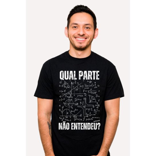 Camiseta Nerd Chic Qual Parte Não Entendeu