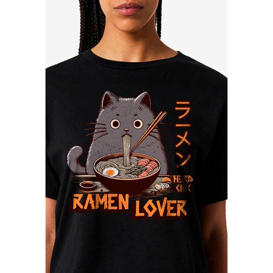 Camiseta Nerd Chic Ramen Lover - Moda Kawaii Geek e Nerd Estilo Japão