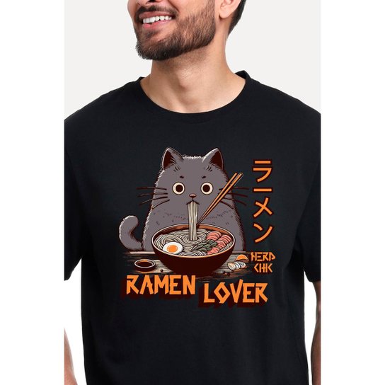 Camiseta Nerd Chic Ramen Lover - Moda Kawaii Geek e Nerd Estilo Japão