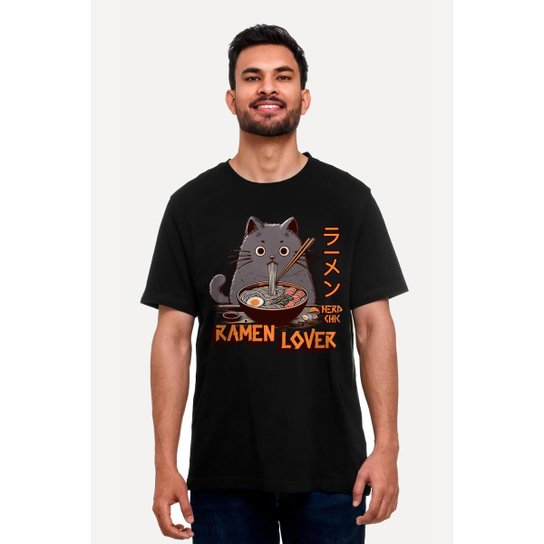Camiseta Nerd Chic Ramen Lover - Moda Kawaii Geek e Nerd Estilo Japão