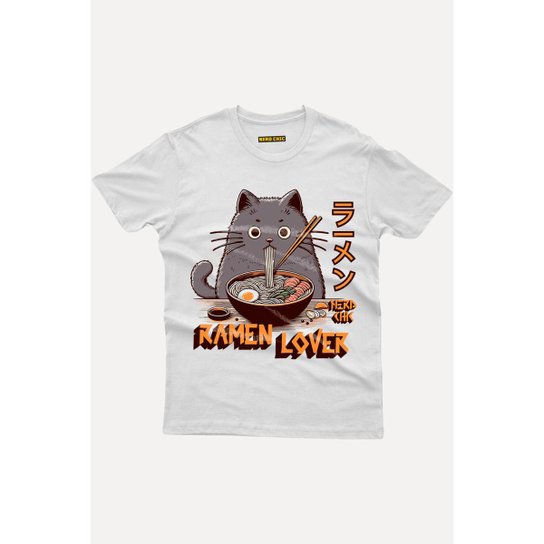 Camiseta Nerd Chic Ramen Lover - Moda Kawaii Geek e Nerd Estilo Japão
