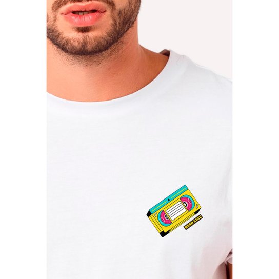 Camiseta Nerd Chic Retrô Fita Cassete