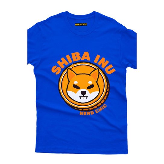 Camiseta Nerd Chic Shiba Inu Cripto Doguinho De Ouro