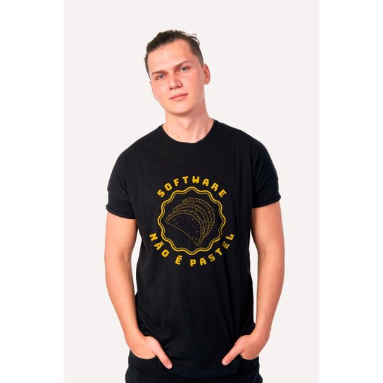 Camiseta Nerd Chic Software Não É Pastel