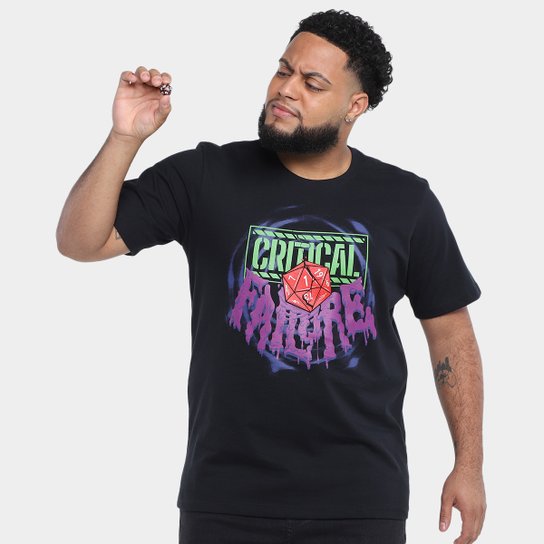 Camiseta NerdStore Critical Failure