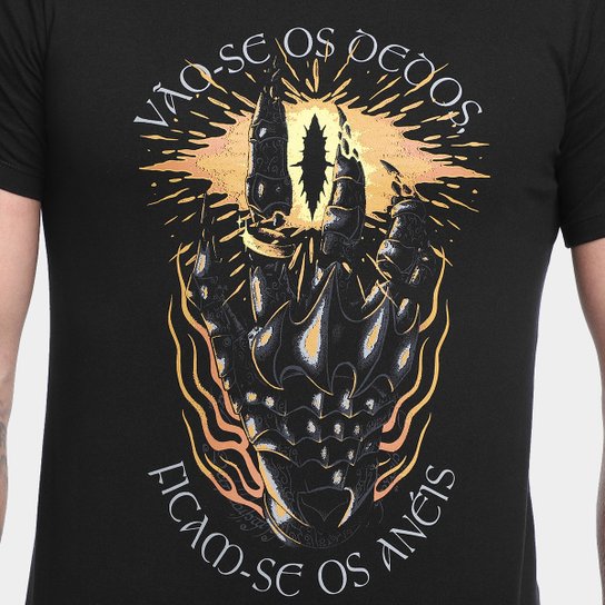 Camiseta NerdStore - Vão-se os Dedos, Ficam-se os Anéis