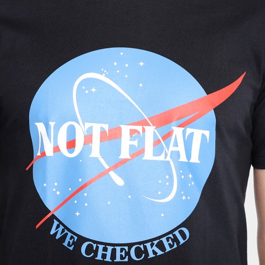 Camiseta Not Flat Black Edition