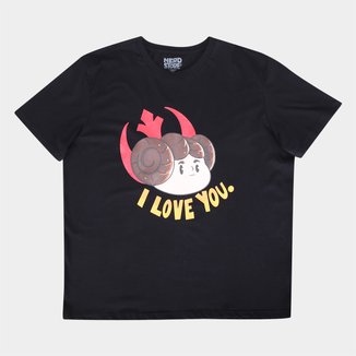 Camiseta Oversized Jovem Nerd I Love You Masculina