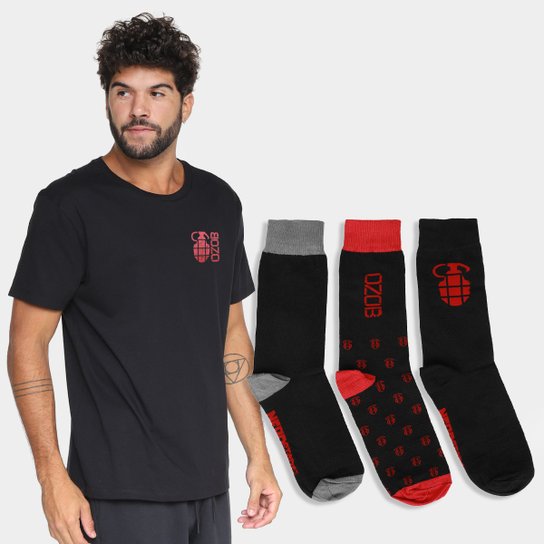 Camiseta Ozob + Kit Meias