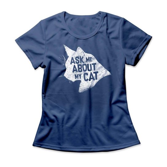 Camiseta Studio Geek About My Cat Feminino