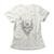 Camiseta Studio Geek Ace Skull Feminino - Off White