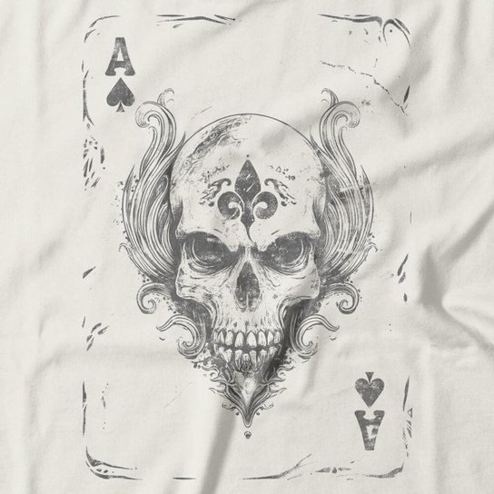 Camiseta Studio Geek Ace Skull Masculino