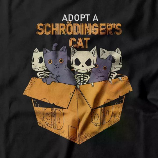 Camiseta Studio Geek Adopt A Schrödinger's Cat Feminino
