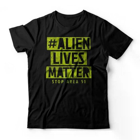 Camiseta Studio Geek Alien Lives Matter Masculino