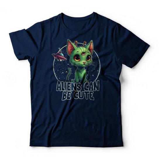Camiseta Studio Geek Aliens Can Be Cute Masculino