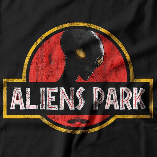 Camiseta Studio Geek Aliens Park Masculino