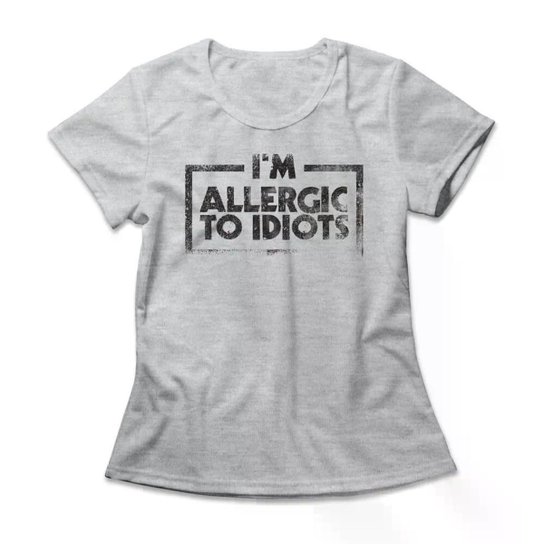 Camiseta Studio Geek Allergic To Idiots Feminino
