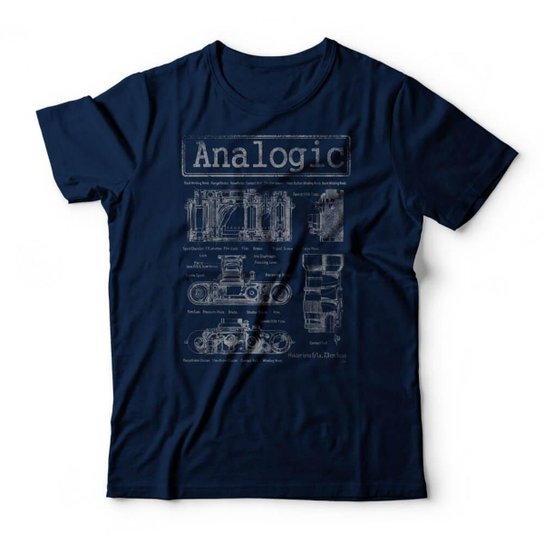 Camiseta Studio Geek Analog Camera Masculino