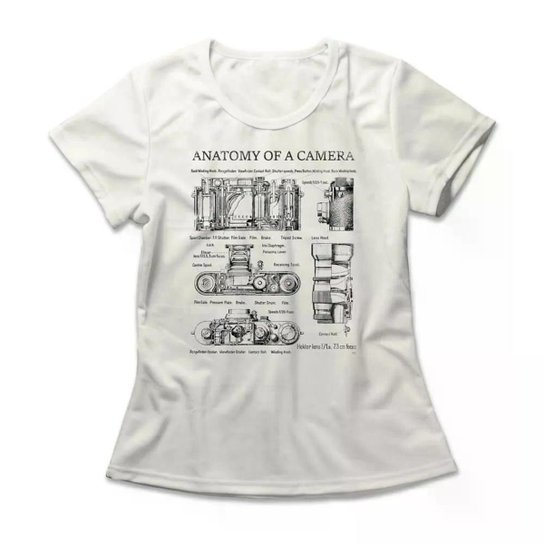 Camiseta Studio Geek Anatomy Of A Camera Feminino