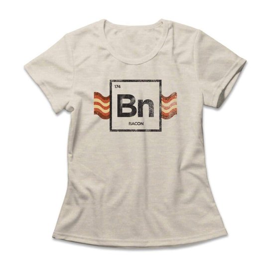 Camiseta Studio Geek Bacon Element Feminino
