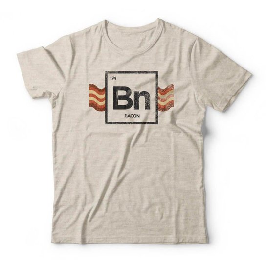 Camiseta Studio Geek Bacon Element Masculino