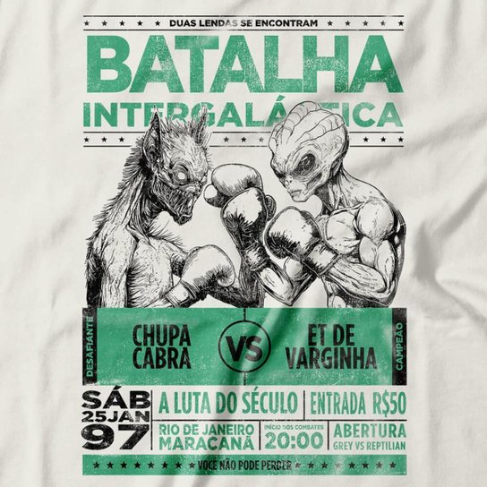 Camiseta Studio Geek Batalha Intergaláctica Masculino
