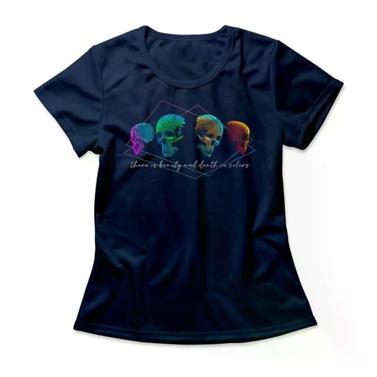 Camiseta Studio Geek Beauty And Death Feminino