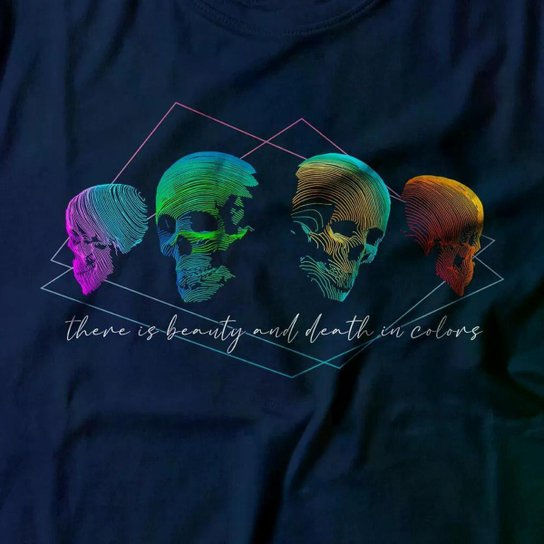 Camiseta Studio Geek Beauty And Death Masculino