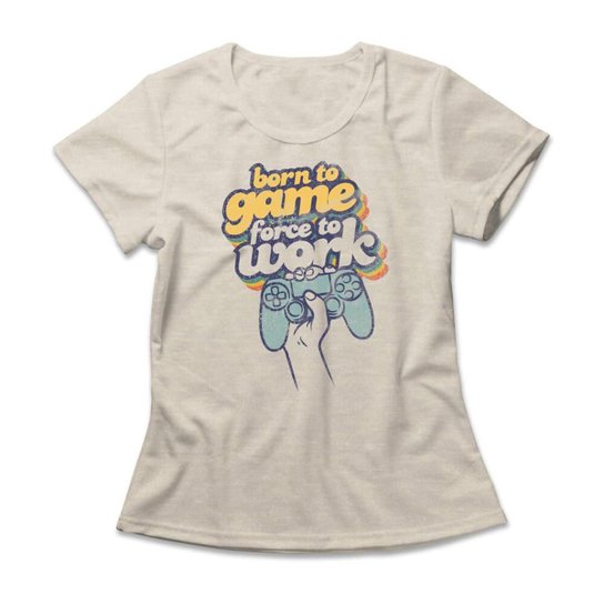 Camiseta Studio Geek Born To Game Feminino
