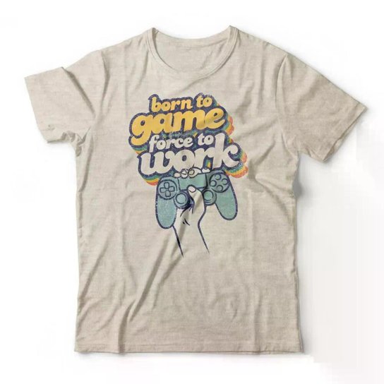 Camiseta Studio Geek Born To Game Masculino