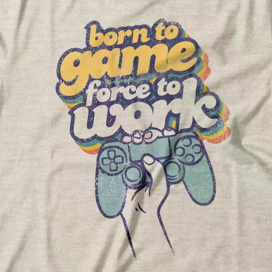 Camiseta Studio Geek Born To Game Masculino