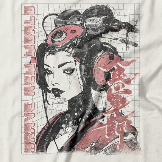 Camiseta Studio Geek Brave New World Masculino