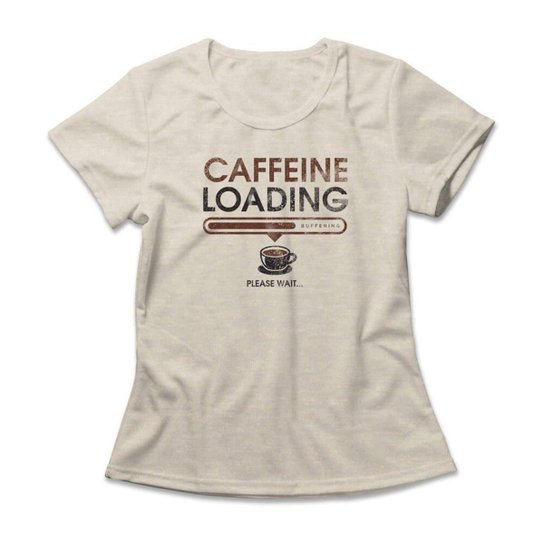 Camiseta Studio Geek Caffeine Loading Feminino