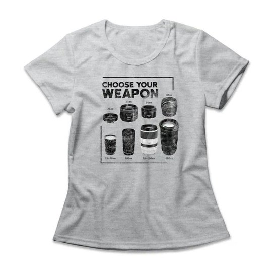 Camiseta Studio Geek Camera Weapons Feminino