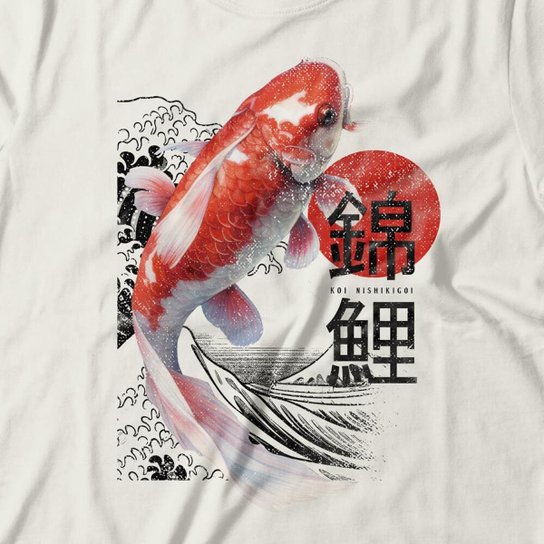 Camiseta Studio Geek Carpa Koi Feminino