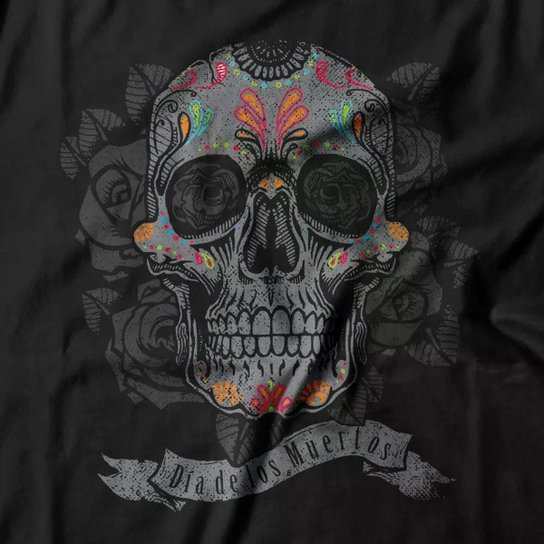 Camiseta Studio Geek Caveira Mexicana Feminino