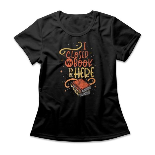 Camiseta Studio Geek Closed My Book Feminino