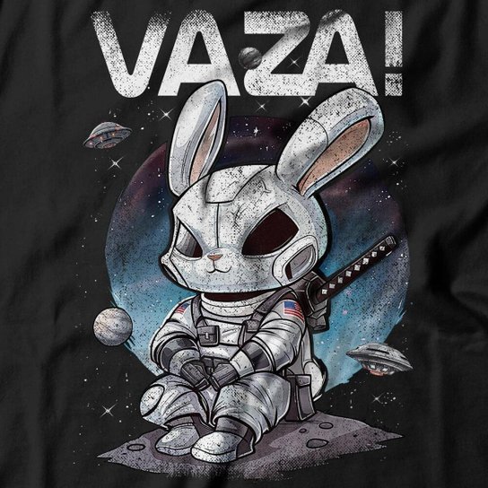 Camiseta Studio Geek Coelho Astronauta Masculino