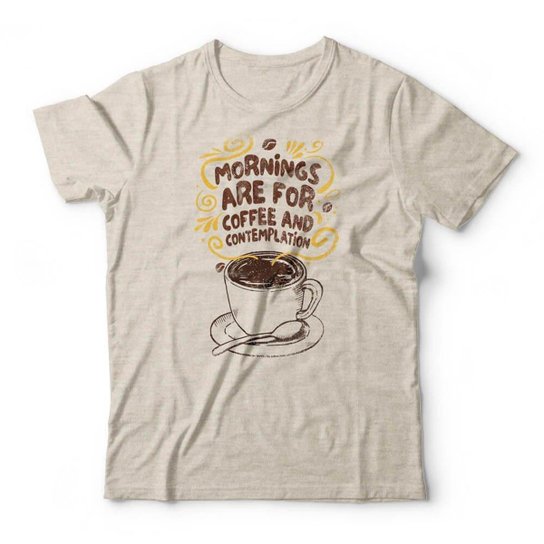 Camiseta Studio Geek Coffee And Contemplation Masculino