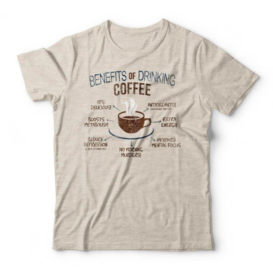 Camiseta Studio Geek Coffee Benefits Masculino