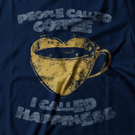 Camiseta Studio Geek Coffee Happiness Masculino