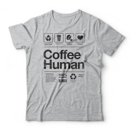 Camiseta Studio Geek Coffee Human Masculino