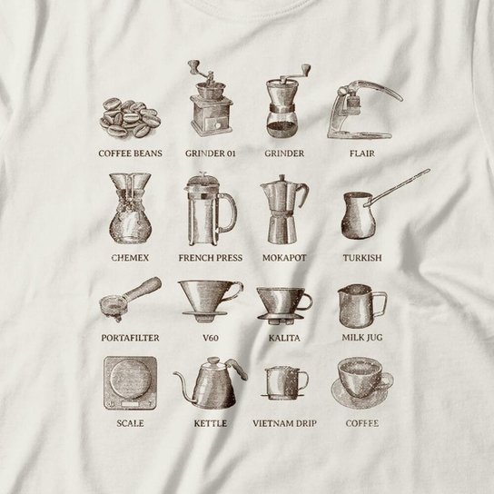 Camiseta Studio Geek Coffee Manual Masculino