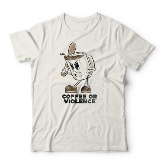 Camiseta Studio Geek Coffee Or Violence Masculino