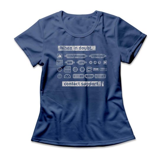Camiseta Studio Geek Computer Ports Feminino
