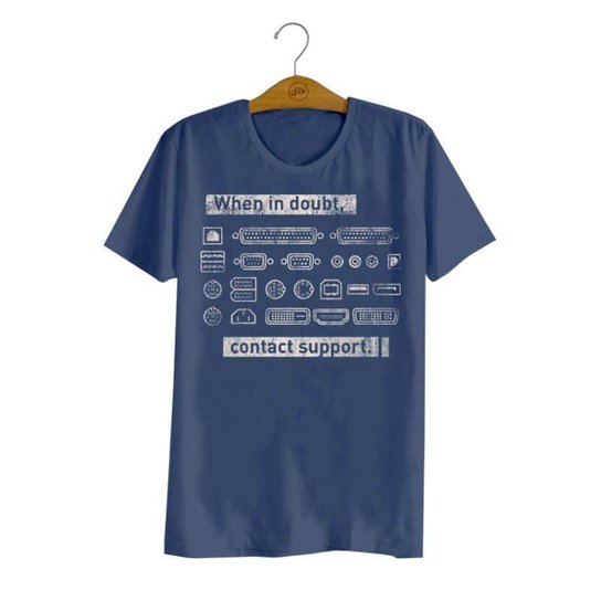 Camiseta Studio Geek Computer Ports Unissex