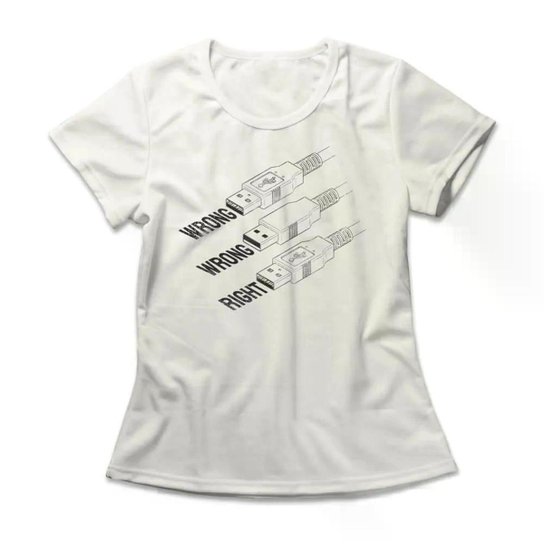 Camiseta Studio Geek Connecting USB Feminino