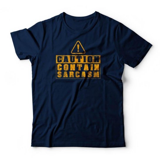 Camiseta Studio Geek Contain Sarcasm Masculino