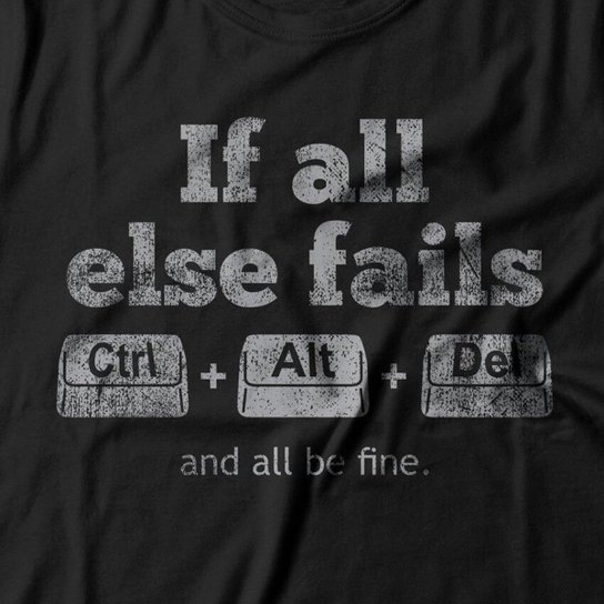 Camiseta Studio Geek Ctrl Alt Del Feminino