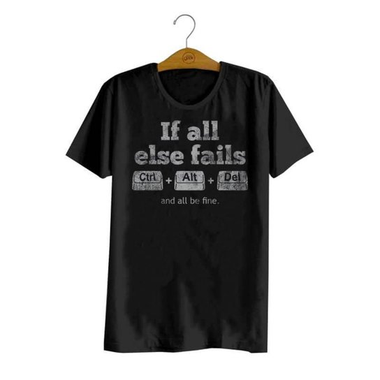 Camiseta Studio Geek Ctrl Alt Del Unissex